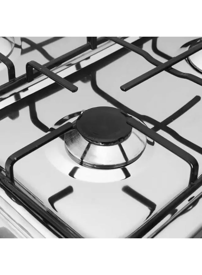 تيكنو بوتاجاز تكنو فاير 4 شعلات ستانلس – حجم عملي للمطابخ - Image 5